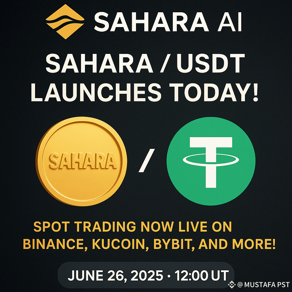 🌟 Big News: Sahara AI (SAHARA) Launches! 🌟 🚀 Sahara AI | Dark Chain Mage  on Binance Square