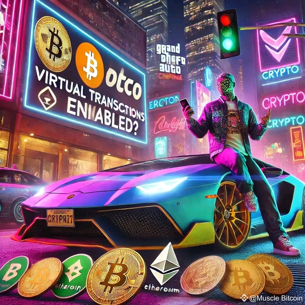 almost a fact that there will be cryptos in GTA 6 grand | Muscle Bitcoin on  Binance Square
