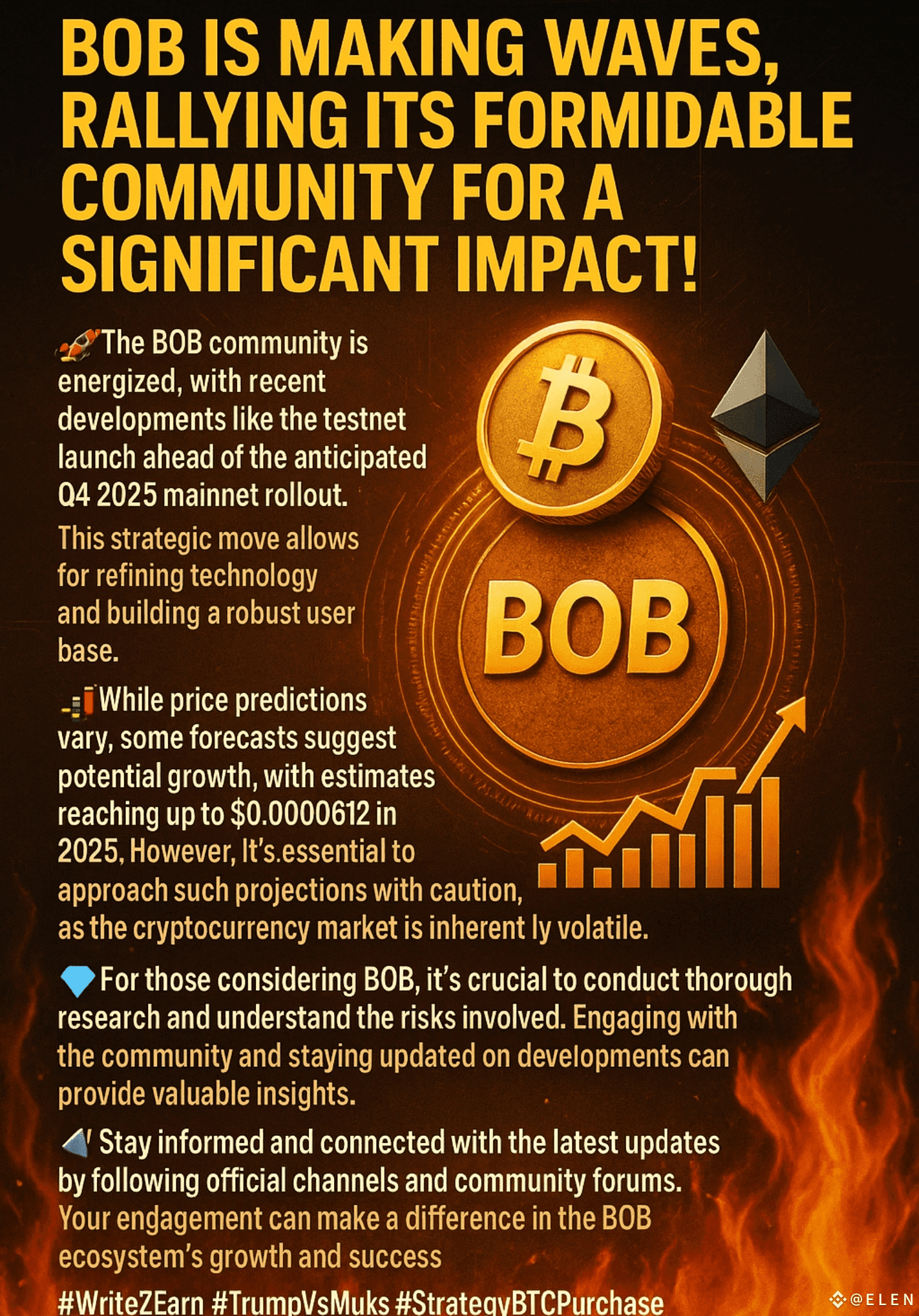 🚨 BOB is Poised to Disrupt the Blockchain Landscape! 💣🚀 | Elon Jamess on  Binance Square