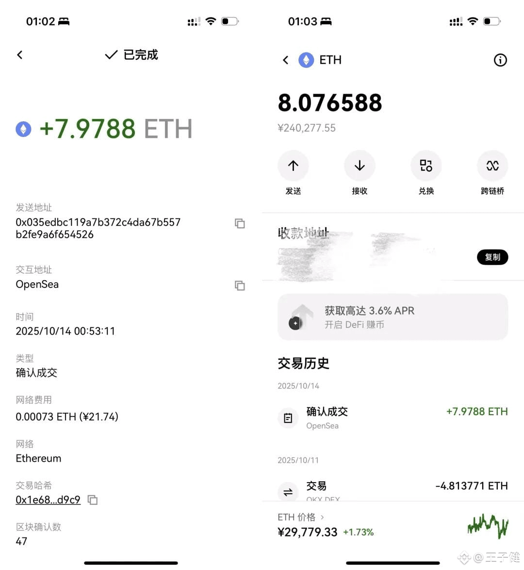 2天时间，卖出8.72ETH的NFT，我赚了9万元| 王子健στο Binance Square