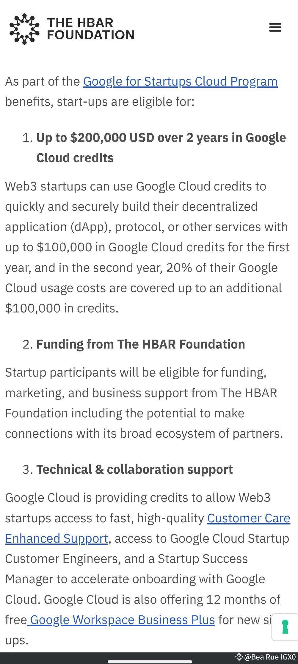 HBAR This is the big one guys! What does Google do with | Bea Rue IGX0 on  Binance Square