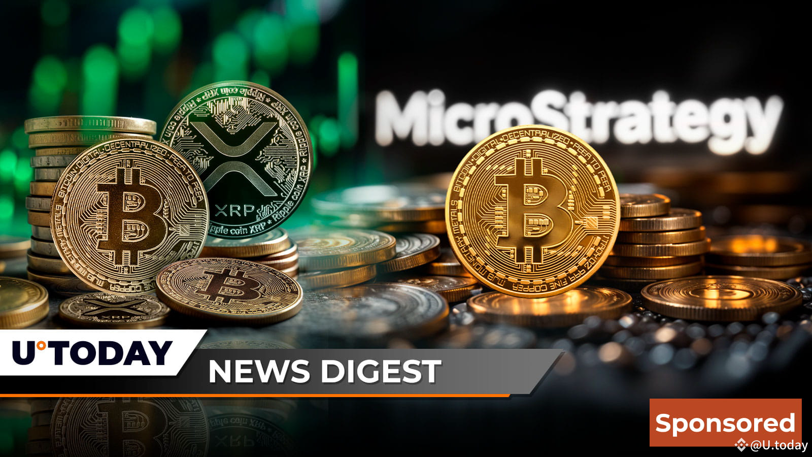 XRP on Verge of Ultra Rare Golden Cross Versus Bitcoin, MicroStrategy Buys  $1.1 Billion Worth of ... | U.today on Binance Square