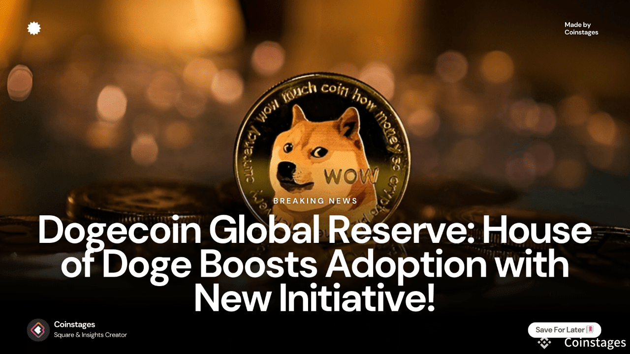 Dogecoin Global Reserve: House of Doge Boosts Adoption with New Initiative!  | Coinstages on Binance Square
