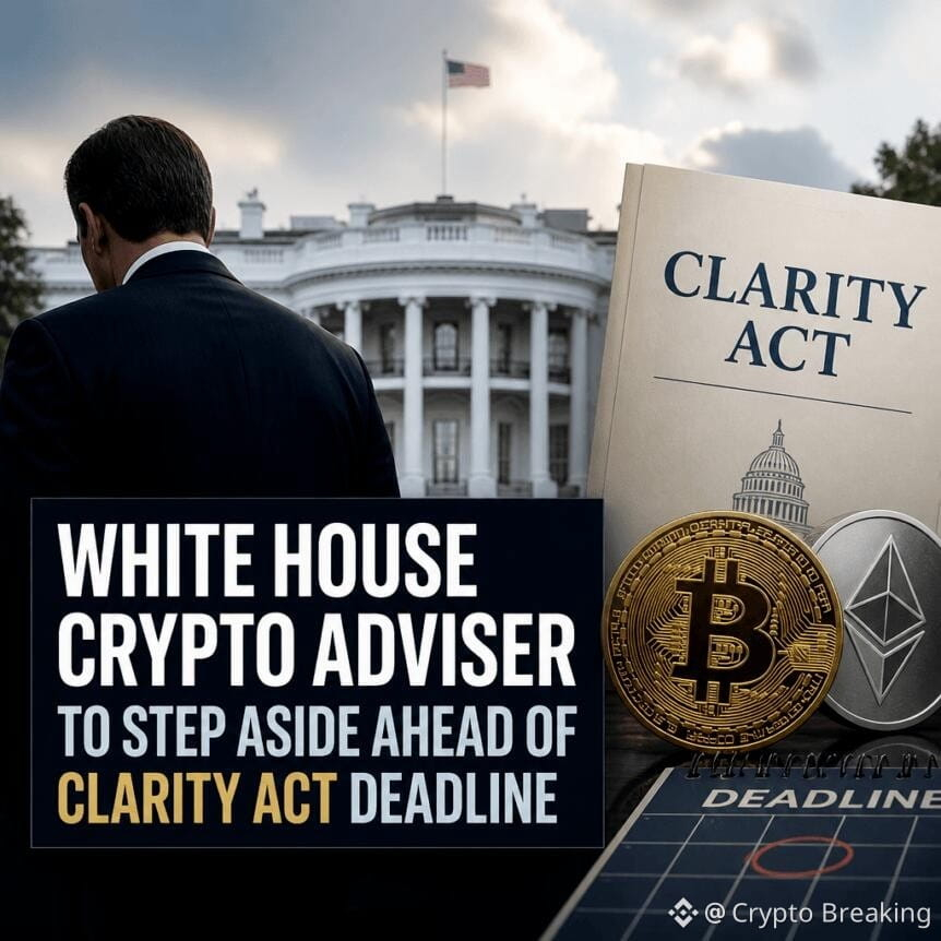 White House Crypto Adviser To Step Aside Ahead Of Clarity Act Deadline