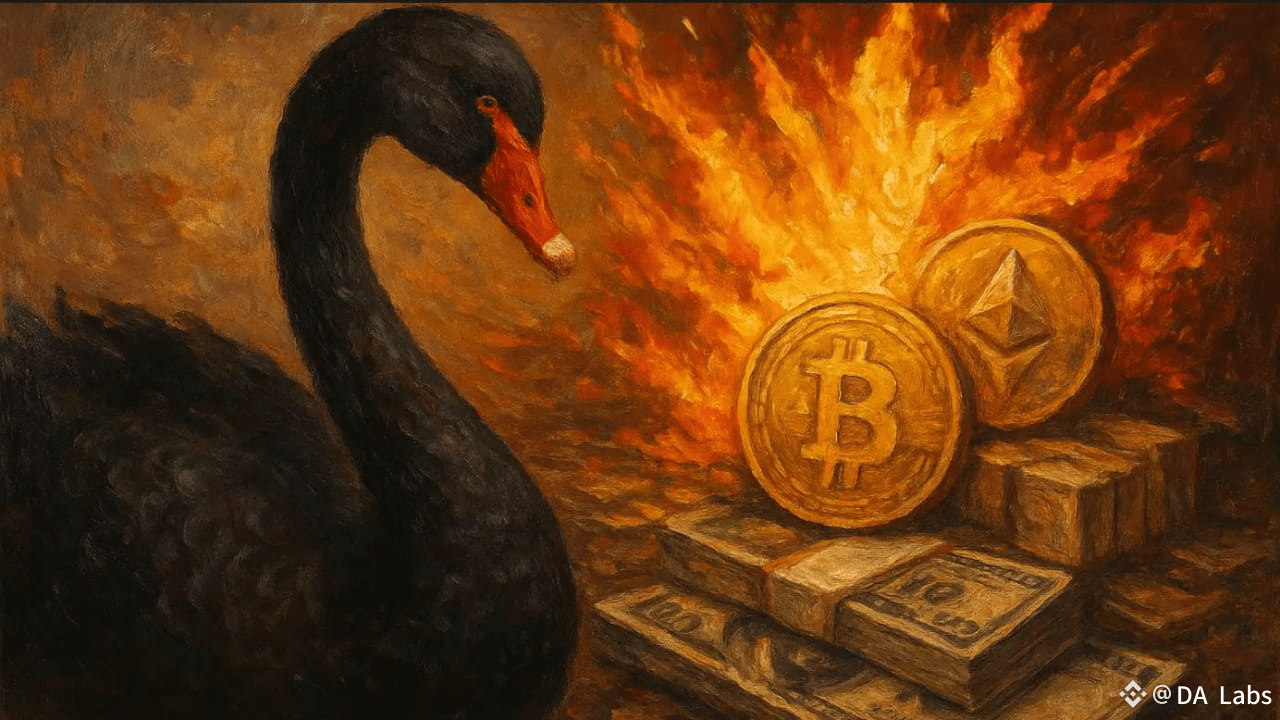 Black Swan Instant Liquidation of 20 Billion Dollars! Statistics on Black  Swans in Cryptocurrency History | DA Labs on Binance Square