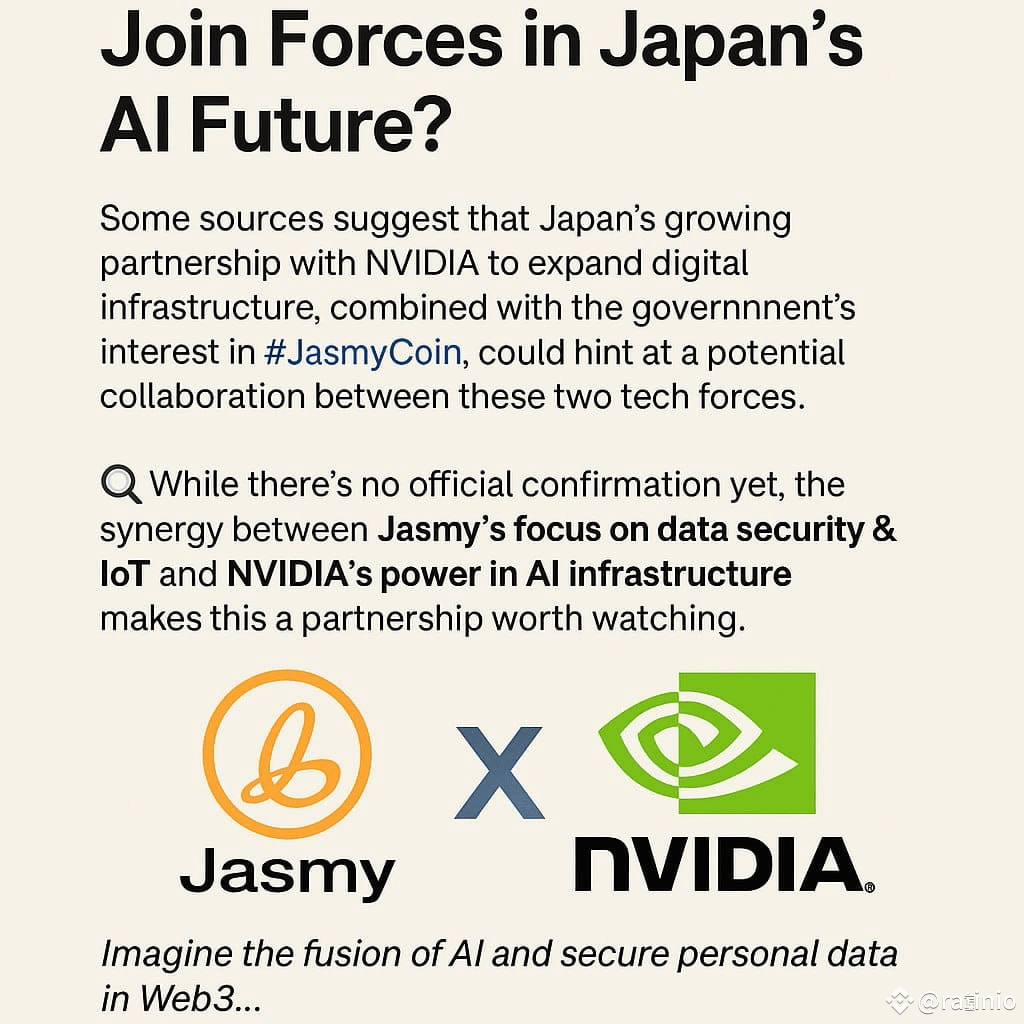 Could Jasmy and NVIDIA Join Forces in Japan's AI Future? Som | ratinio ...