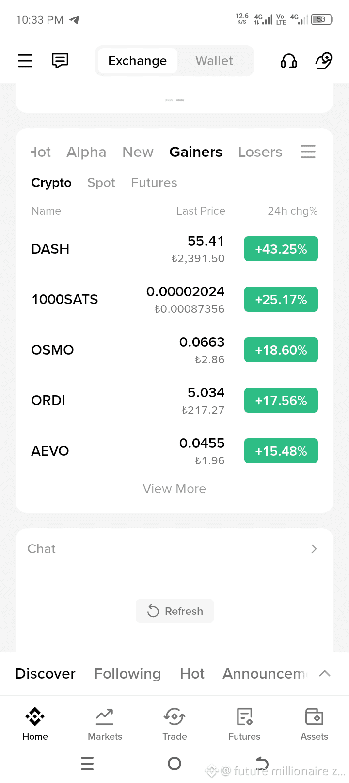top3 gainers now $DASH $1000SATS $OSMO #1000sats looks | future millionaire  zm on Binance Square