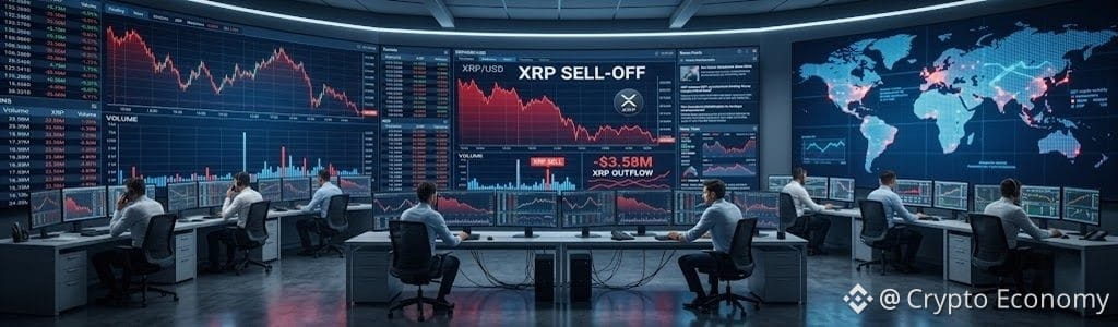 Bitwise recorded the sale of $3.58 million worth of XRP following a negative session