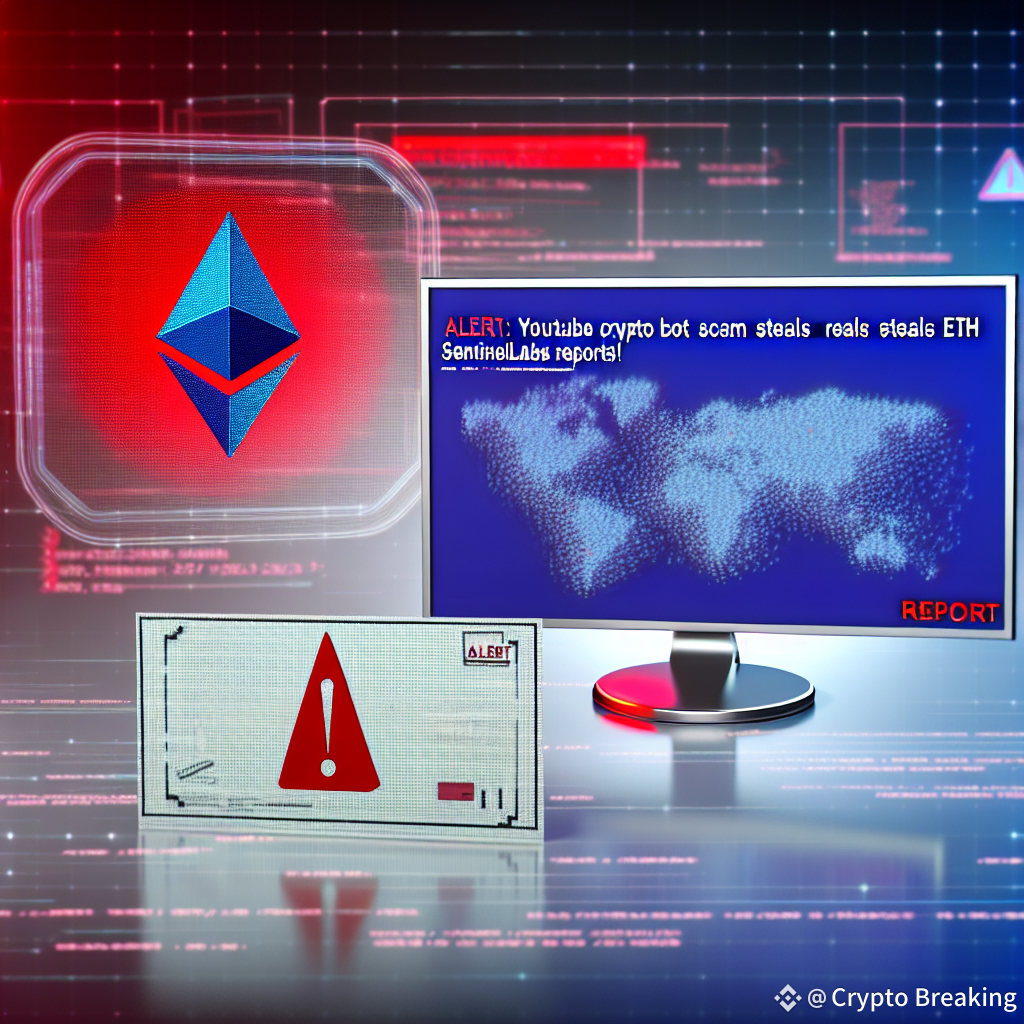 Alert: Youtube Crypto Bot Scam Steals 256 Eth, Sentinellabs Reports!