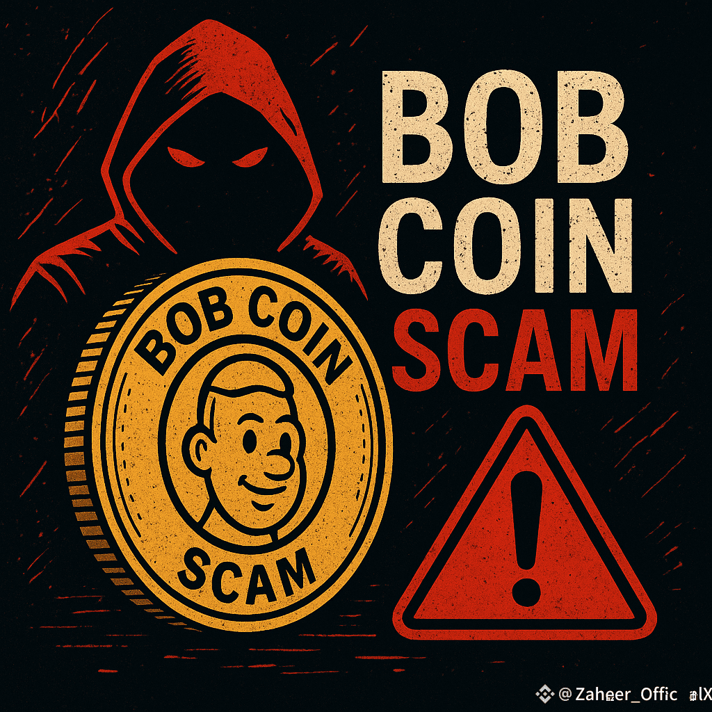 Bob Coin Scam: How Investors Got Fooled Bob Coin entered th |  Zaheer_OfficialX on Binance Square
