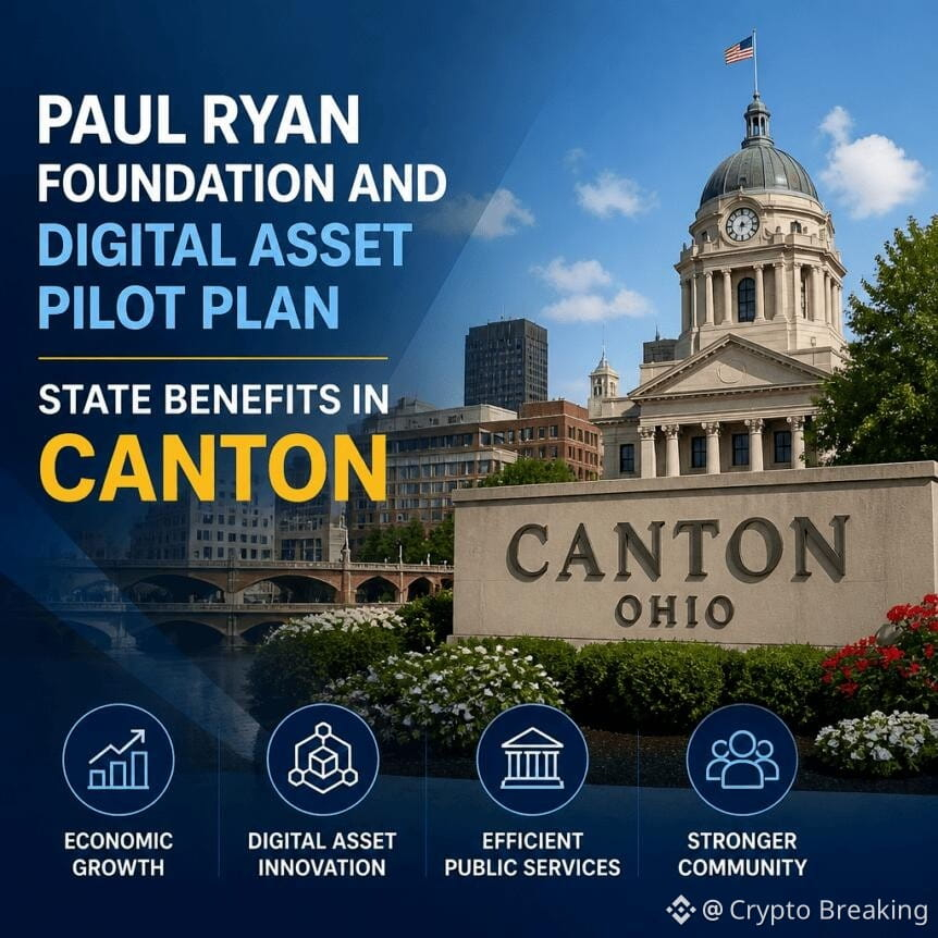 Paul Ryan Foundation And Digital Asset Pilot Plan State Benefits In Canton