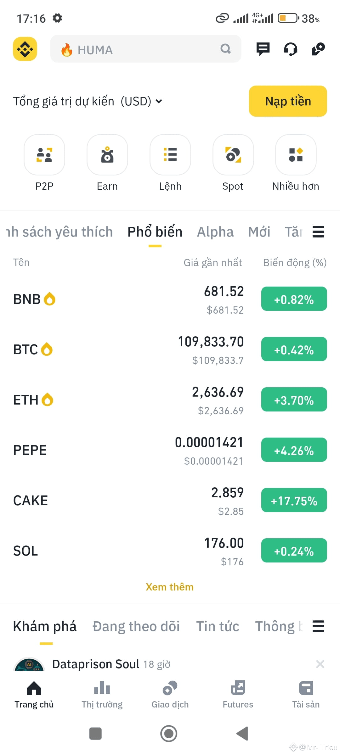 #Binance #bnb Hey guys, can I ask you... For example, displa | Mr ...