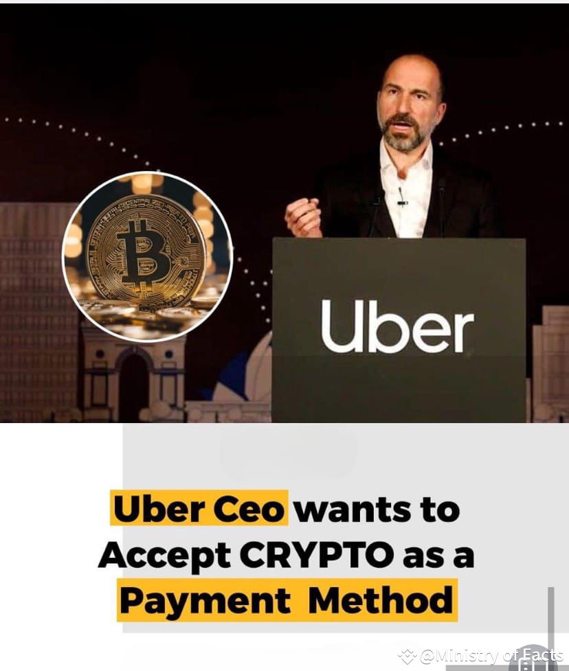 Follow For More 🤙 Ministry of Crypto Uber CEO hints at fut ...