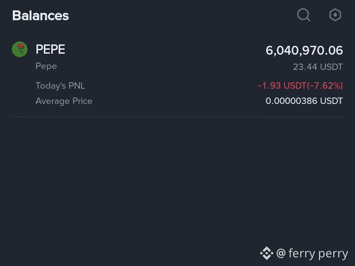 Pepe Check Note $PePe check my | ferry perry on Binance Square