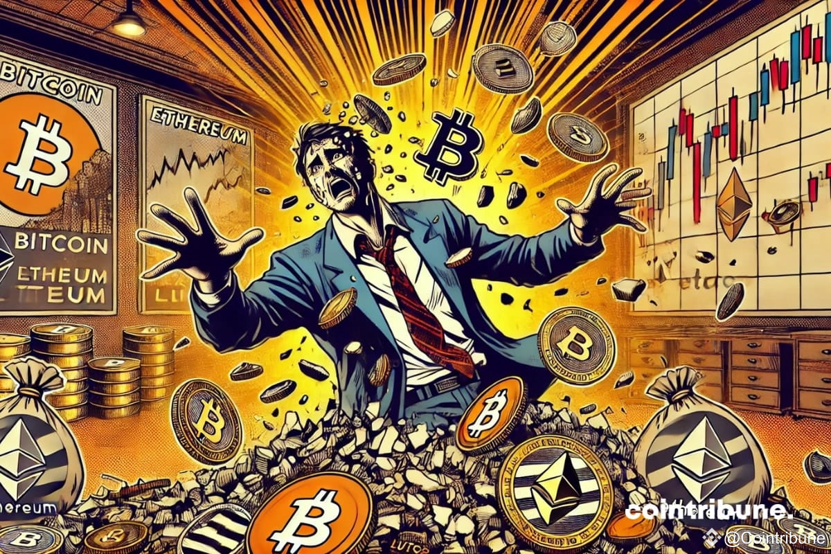 Le marché crypto qui s’effondre à cause de Trump