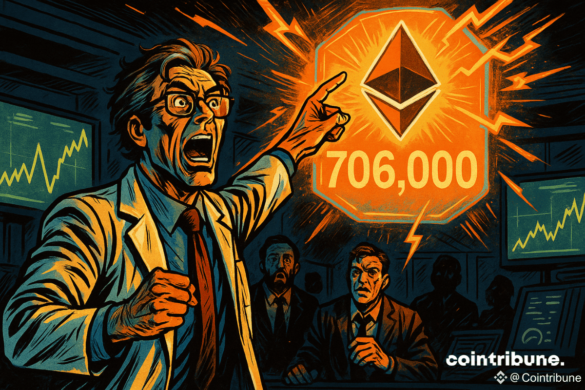 Un scientifique exalté prédit l’explosion de la crypto : Ethereum à 706 000 $, sous les regards stupéfaits de financiers.