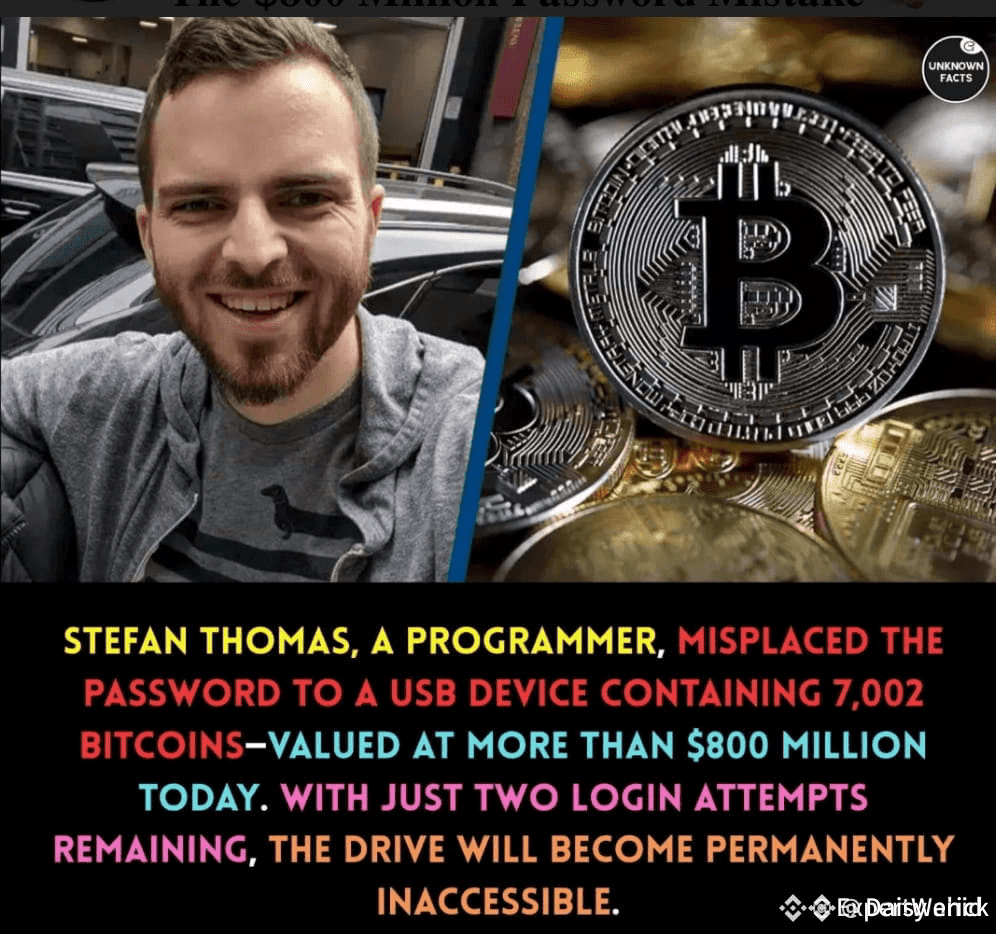 🧠💀 The $800 Million Bitcoin Password Disaster – A Crypto N | Daisy erick  on Binance Square