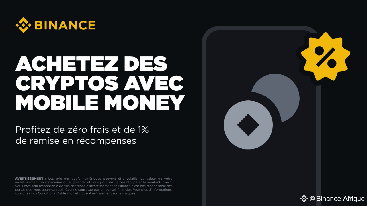 Enjoy zero fees on your first purchase with Mobile Money in Africa |  Binance Afrique on Binance Square