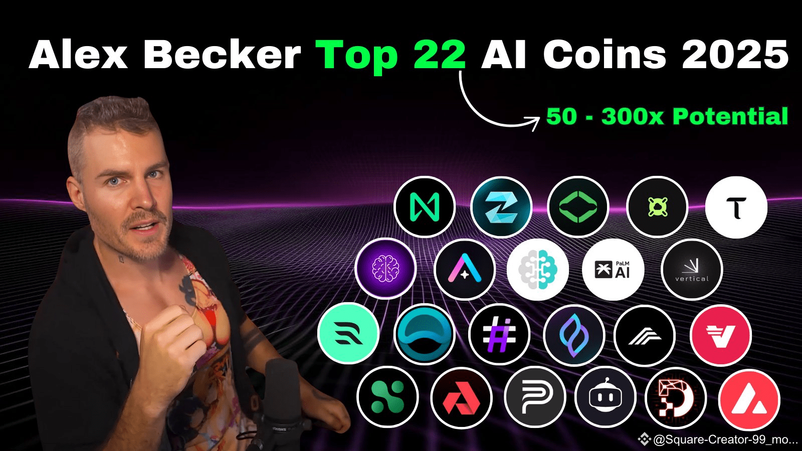Alex Becker Just Revealed The Top 22 AI Coins For 2025! | popsoon on  Binance Square
