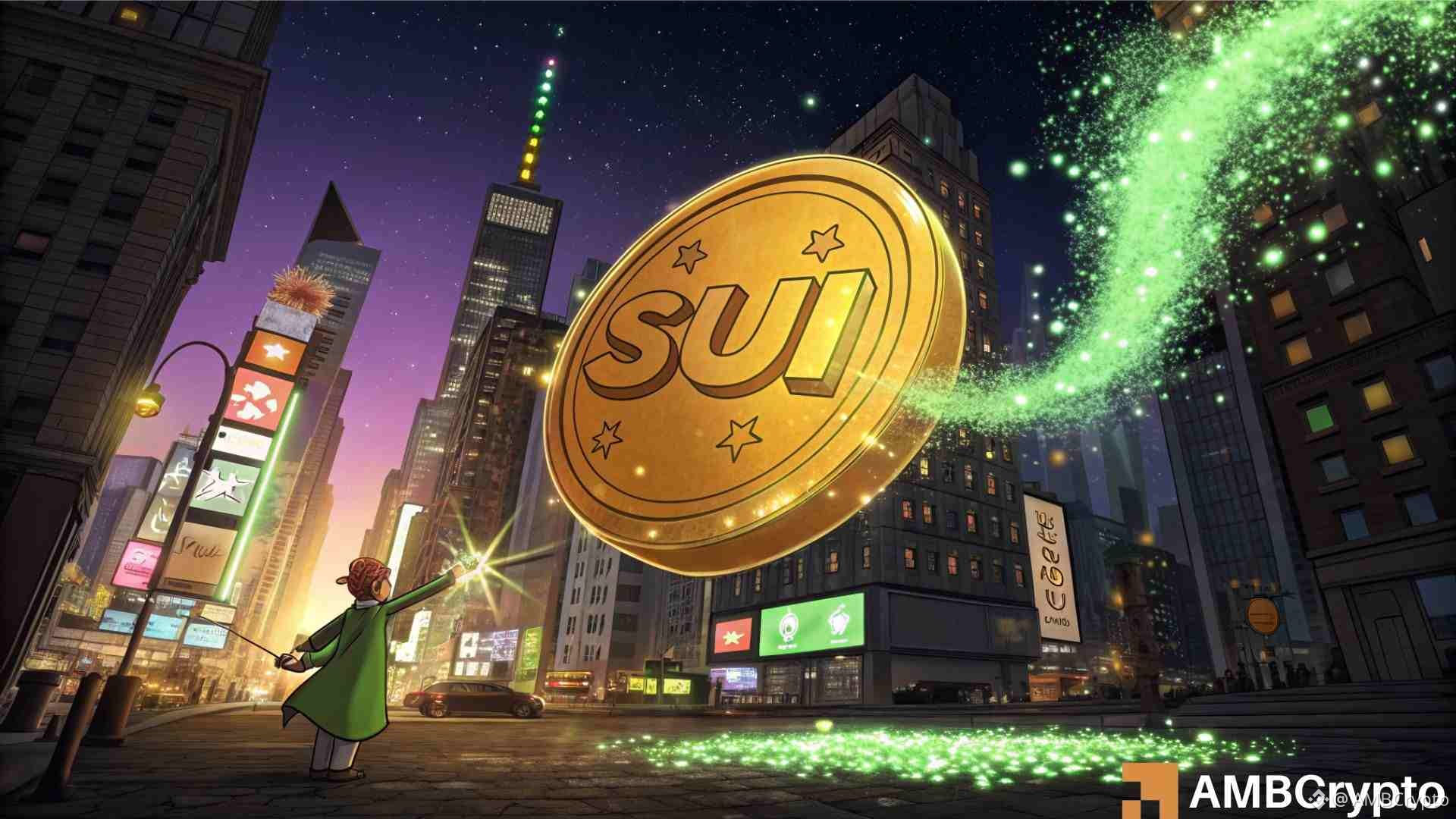 SUI surges on ETF inclusion, strong accumulation, and bullish sentiment, eyeing breakout toward $2.20.