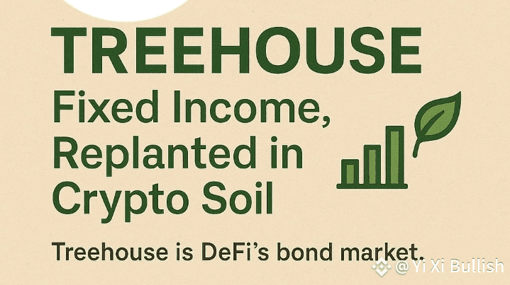 Fix Income Protoco Treehouse Protocol – The Fixed Income Layer DeFi Needed | Yi Xi Bullish ...