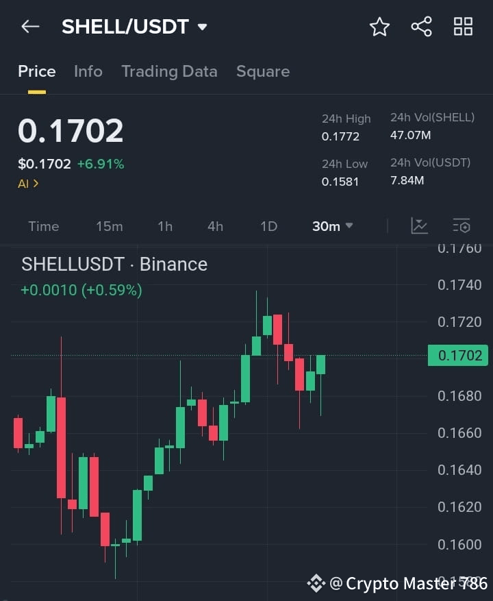 $SHELL /USDT โ Building Momentum After Recovery! ๐ Current | Crypto ...