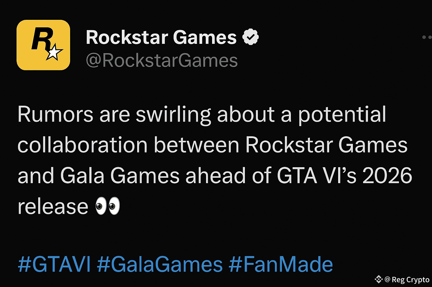 GALA Rockstar Rumor Could Ignite a Monster Rally 🚀 Word | Reg_BNB on  Binance Square