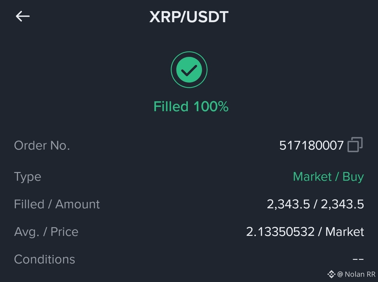 I just buy 2500 $XRP because I am huge bullish on $XRP 💪 My | Nolan RR on  Binance Square