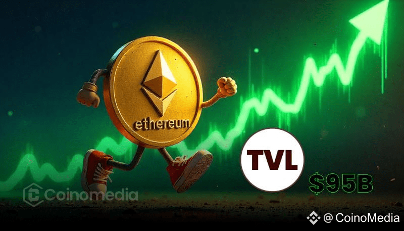 Ethereum TVL Nears All-Time High, Just 16% Away