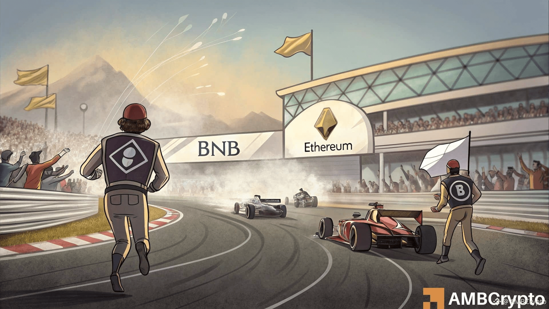 BNB chain dominates EVM adoption in 2025 as Ethereum maintains market hold