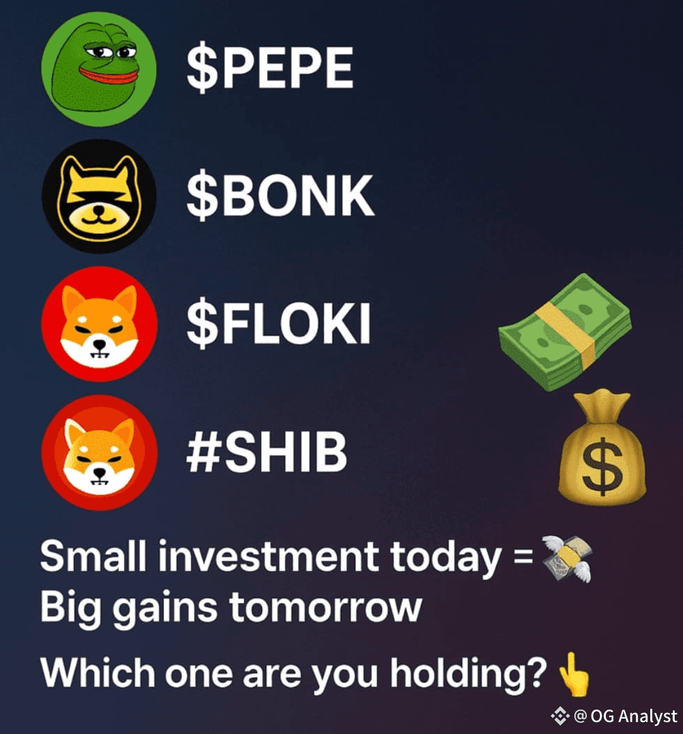 🚨 Which Meme Coin Could Make You a Millionaire by 2026? | OG Analyst on  Binance Square