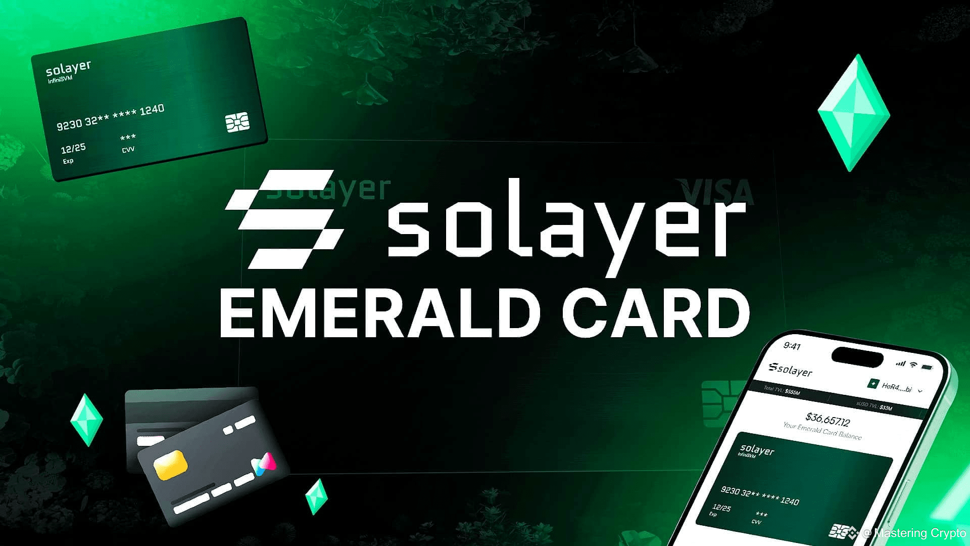 🔥 Spend Your Crypto Like Cash with the @Solayer Emerald | Mastering Crypto  on Binance Square