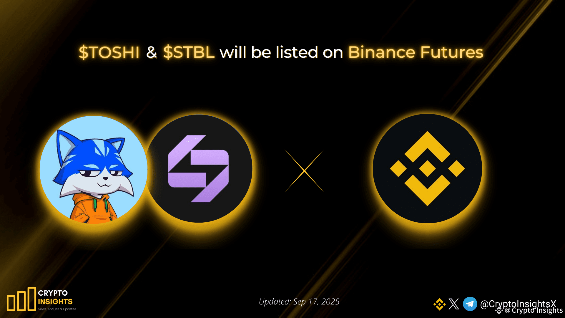 📢 $TOSHI & $STBL will be listed on @BinanceFutures | Crypto Insights on  Binance Square
