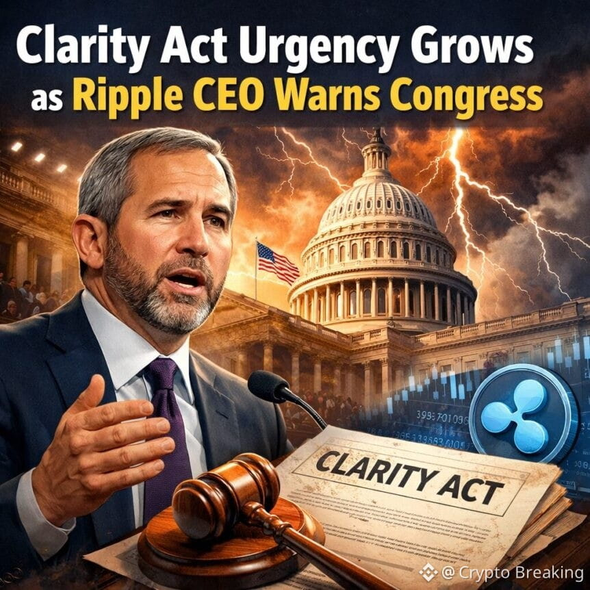 Clarity Act Urgency Grows As Ripple Ceo Warns Congress